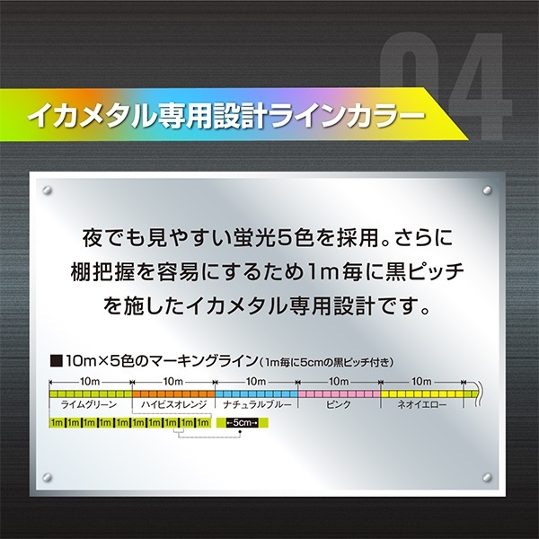 アバニ イカメタル マックスパワーPE X9 マーキング